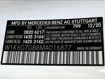 2021 Mercedes-Benz S-Class AWD S 580 4MATIC 4DR Sedan