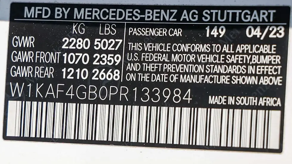 2023 Mercedes-Benz C-Class C 300
