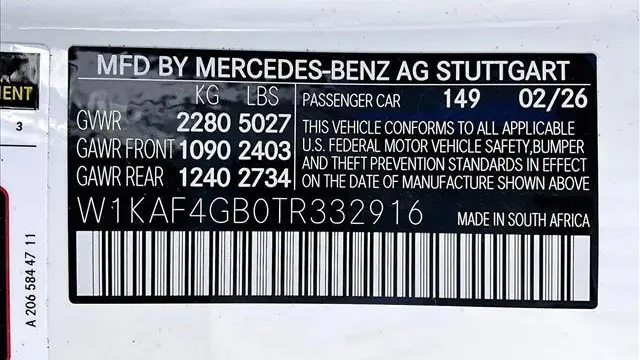 2026 Mercedes-Benz C-Class C 300