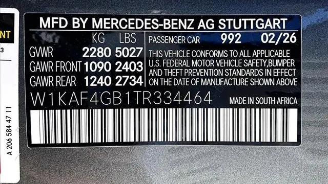 2026 Mercedes-Benz C-Class C 300