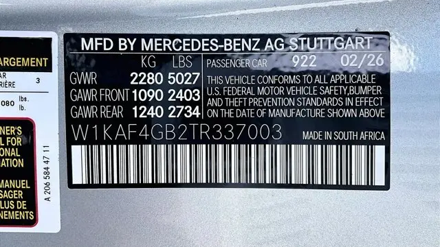 2026 Mercedes-Benz C-Class C 300