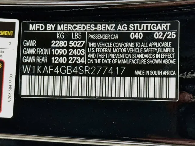 2025 Mercedes-Benz C-Class - $37,912