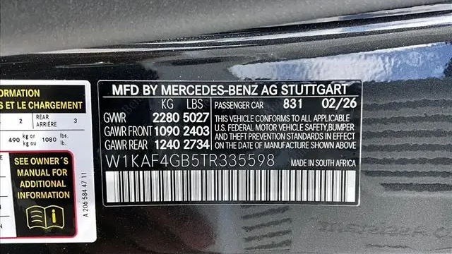 2026 Mercedes-Benz C-Class C 300