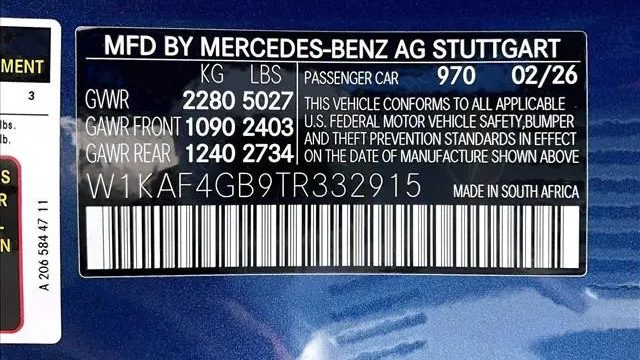 2026 Mercedes-Benz C-Class C 300