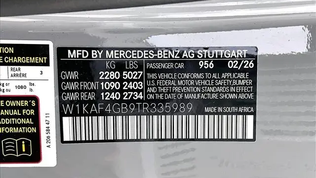 2026 Mercedes-Benz C-Class C 300
