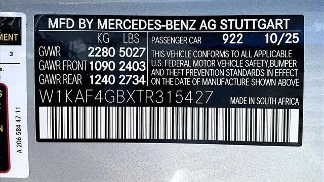 2026 Mercedes-Benz C-Class C 300