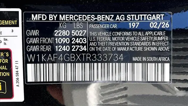 2026 Mercedes-Benz C-Class C 300