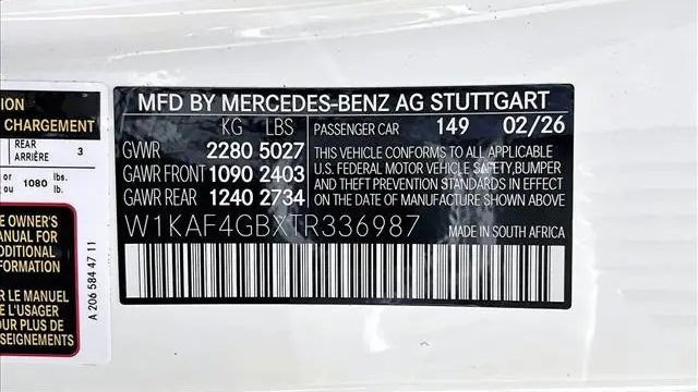 2026 Mercedes-Benz C-Class C 300