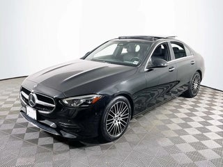2022 Mercedes-Benz C-Class with Lunar Blue Metallic Exterior