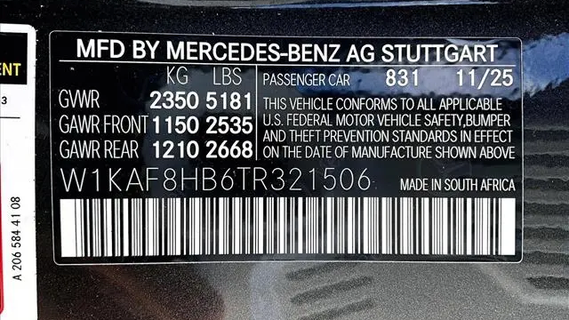 2026 Mercedes-Benz C-Class AMG C 43