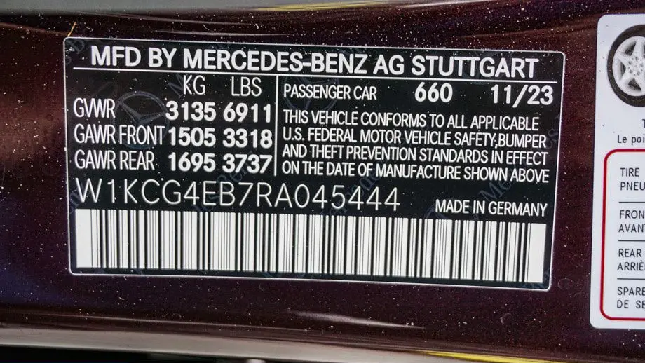 2024 Mercedes-Benz EQS EQS 580 4MATIC
