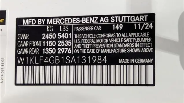 2025 Mercedes-Benz E-Class E 350