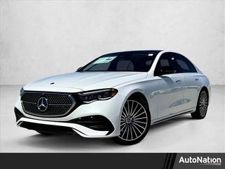 2026 Mercedes-Benz E-Class with Manufaktur Moonlight White Metallic Exterior