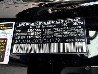 2024 Mercedes-Benz CLE 300 AWD CLE 300 4MATIC 2DR Coupe