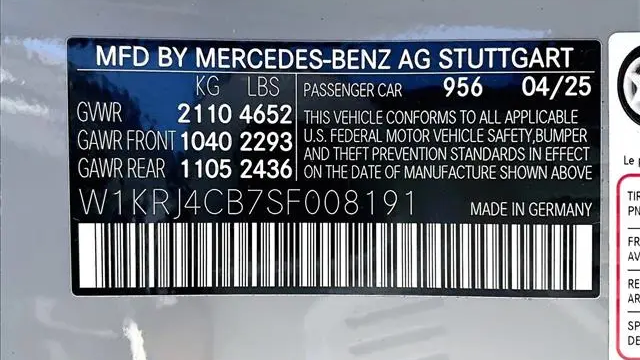 2025 Mercedes-Benz AMG GT 43