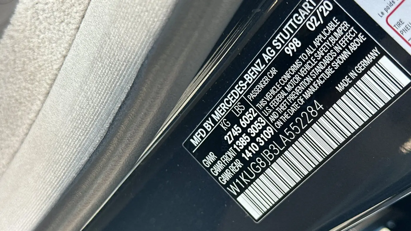 2020 Mercedes-Benz S-Class AMG S 63