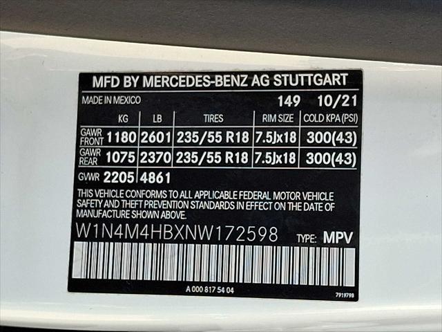 2022 Mercedes-Benz B-Class - $22,795