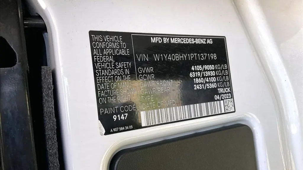 2023 Mercedes-Benz Sprinter 2500