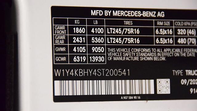 2025 Mercedes-Benz Sprinter 2500