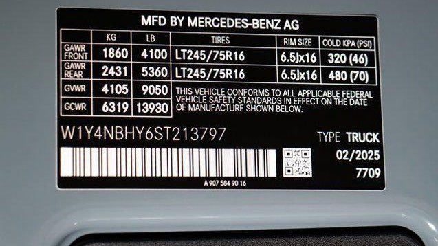 2025 Mercedes-Benz Sprinter 2500