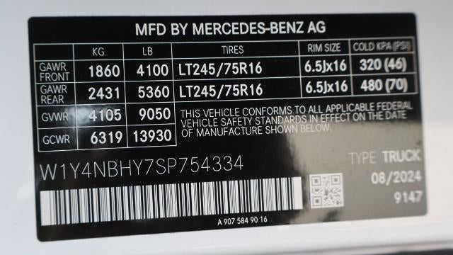 2025 Mercedes-Benz Sprinter 2500