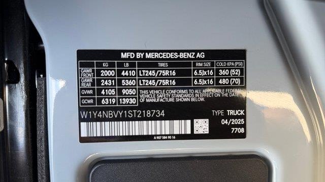 2025 Mercedes-Benz Sprinter 2500