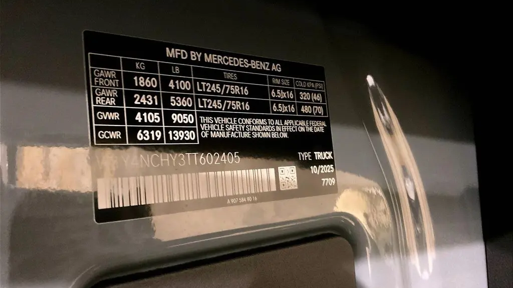 2026 Mercedes-Benz Sprinter 2500