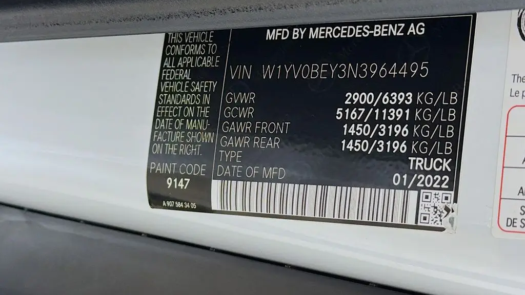 2022 Mercedes-Benz Metris Cargo