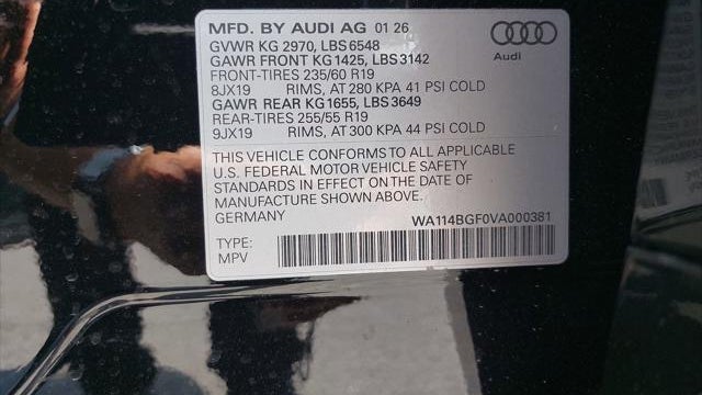2027 Audi Q6 e-tron quattro Premium