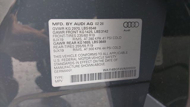 2027 Audi Q6 e-tron quattro Premium