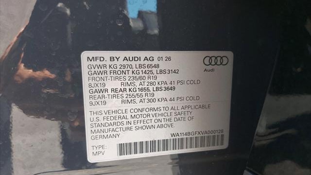 2027 Audi Q6 e-tron quattro Premium