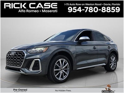 2023 Audi SQ5 Sportback AWD 3.0T Quattro Premium Plus 4DR Sportback
