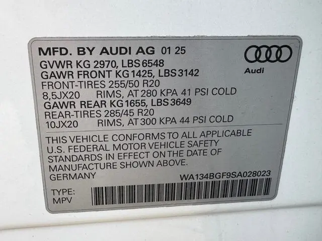 2025 Audi Q6 - $47,001