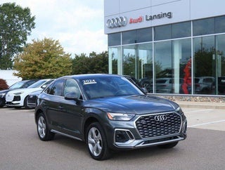 2024 Audi Q5 Sportback with Daytona Gray Pearl Effect Exterior