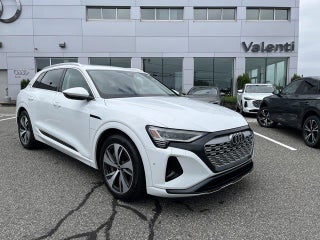 2024 Audi Q8 e-tron with Glacier White Exterior