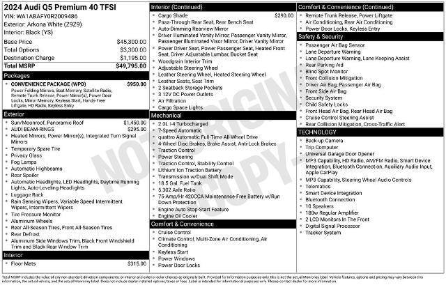 2024 Audi Q5 quattro Premium 40 TFSI — photo 1 of 14
