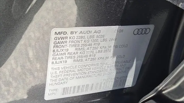 2026 Audi Q3 quattro S line TFSI