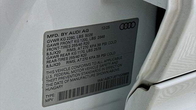 2026 Audi Q3 quattro S line TFSI