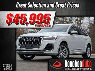 2025 Audi Q7 with Glacier White Metallic Exterior