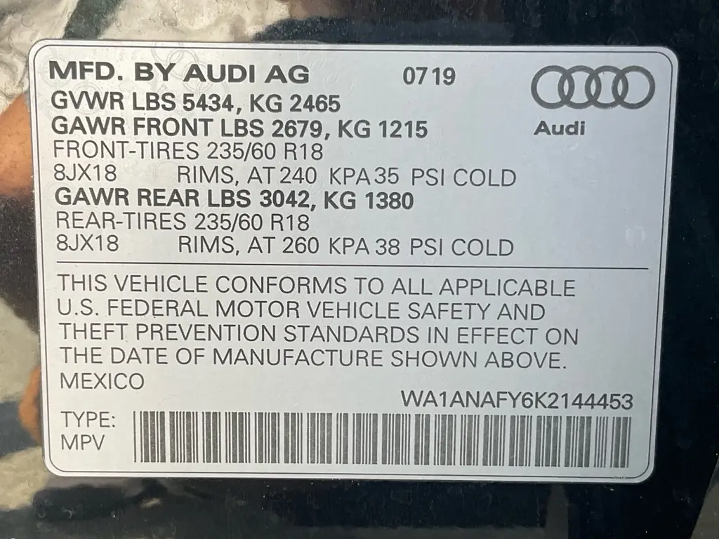 2019 Audi Q5 - $16,485