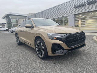 2025 Audi Q8 with Sakhir Gold Metallic Exterior