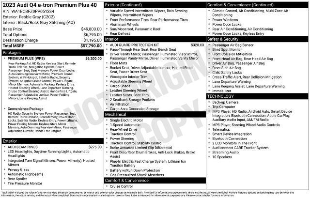 2023 Audi Q4 - $25,490