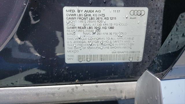 2018 Audi Q5 2.0T quattro Premium Plus