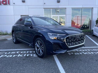 2025 Audi Q8 with Waitomo Blue Metallic Exterior