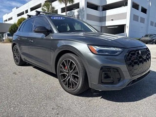 2024 Audi SQ5 with Daytona Gray Pearl Effect Exterior