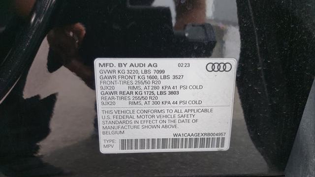 2024 Audi Q8 Sportback e-tron quattro Premium Plus S line