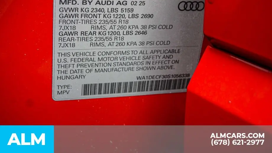 2025 Audi Q3 quattro S line Premium 45 TFSI