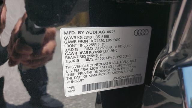 2025 Audi Q3 quattro S line Premium 45 TFSI