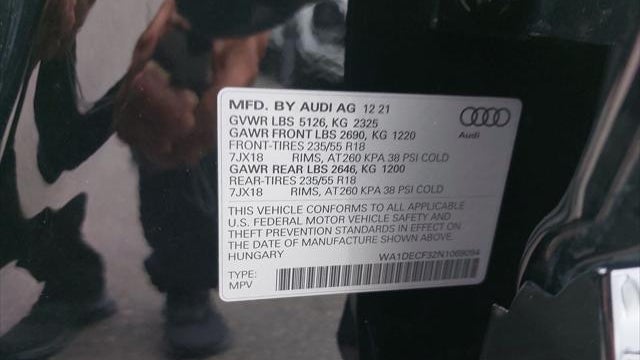 2022 Audi Q3 quattro S line Premium 45 TFSI