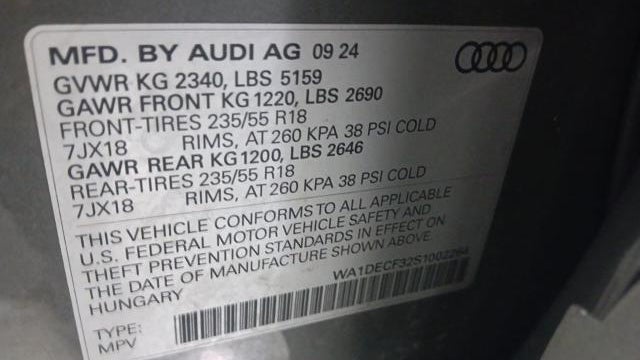 2025 Audi Q3 quattro S line Premium 45 TFSI